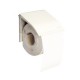 Zásobník na toaletný papier, krytý - Biela