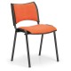 Konferenčná stolička SMART - čierne nohy - Oranžová