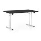 Skladací stôl 140 x 80 cm - Čierna