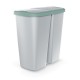Odpadkový kôš DUO sivý, 45 l - Zelená / sivá