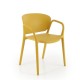 Jedálenská stolička Layne - Žltá