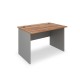 Stôl SimpleOffice 120 x 80 cm - Orech vlašský / sivá