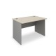 Stôl SimpleOffice 120 x 80 cm - Dub svetlý / sivá