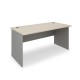 Stôl SimpleOffice 160 x 80 cm - Dub svetlý / sivá