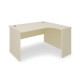 Rohový stôl SimpleOffice 140 x 120 cm, pravý - Breza