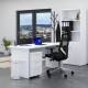 Zostava kancelárskeho nábytku Visio 2, 160 cm - Biela