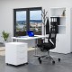 Zostava kancelárskeho nábytku Visio 2, 120 cm - Biela