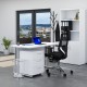 Zostava kancelárskeho nábytku Visio 2, 140 cm - Biela