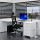 Zostava kancelárskeho nábytku Visio 3, 160 cm, ľavá - Biela