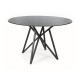 Jedálenský stôl Cyrano - Sivá / čierna