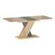 Jedálenský stôl Exel - Dub artisan / antracit