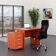 Zostava kancelárskeho nábytku SimpleOffice 1, 100 cm - Čerešňa