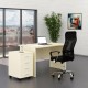 Zostava kancelárskeho nábytku SimpleOffice 1, 120 cm - Breza