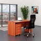 Zostava kancelárskeho nábytku SimpleOffice 1, 140 cm - Čerešňa