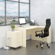 Zostava kancelárskeho nábytku SimpleOffice 2, 140 cm, pravá - Breza