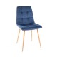 Jedálenská stolička Mila D Velvet - Modrá