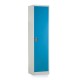 Univerzálna kovová skriňa, 50 x 40 x 185 cm, cylindrický zámok - Modrá - RAL 5012