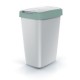 Odpadkový kôš s farebným vekom, 12 l - Zelená / sivá