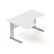 Ergonomický stôl Visio 140 x 100 cm, ľavý - Biela